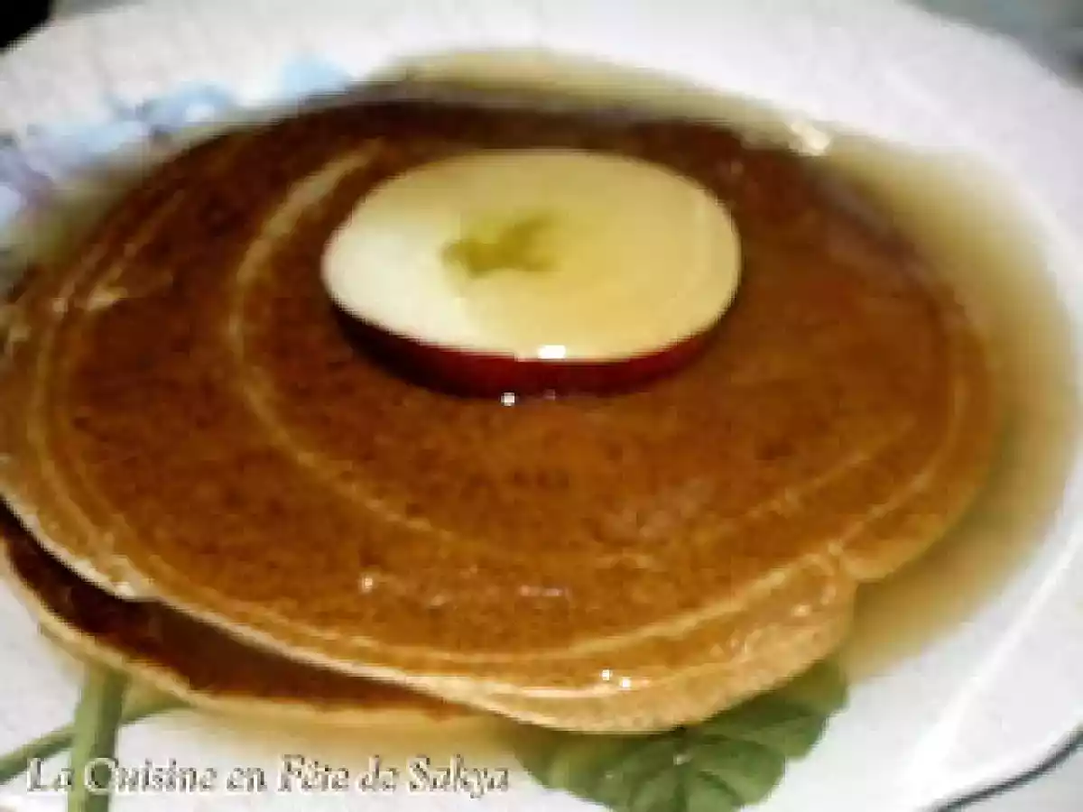 Crêpes à la farine de Sarrasin, coulis aux Pommes et à l?Érable - photo 2