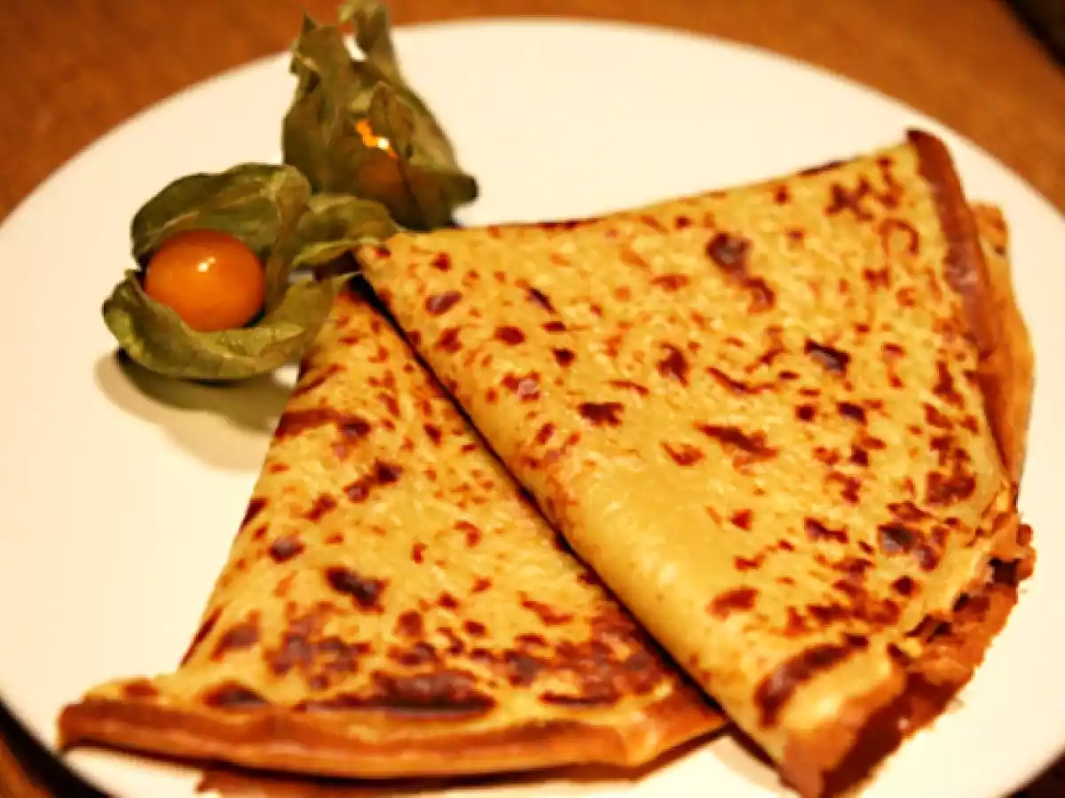 Crêpes à la levure de boulanger
