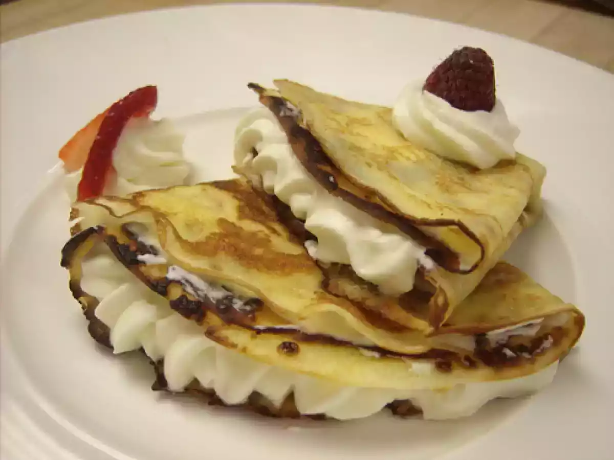 Crèpes à la mousse croquante !