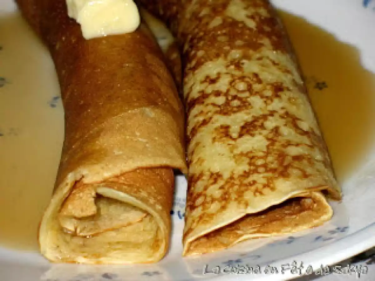 Crêpes au babeurre savoureuses