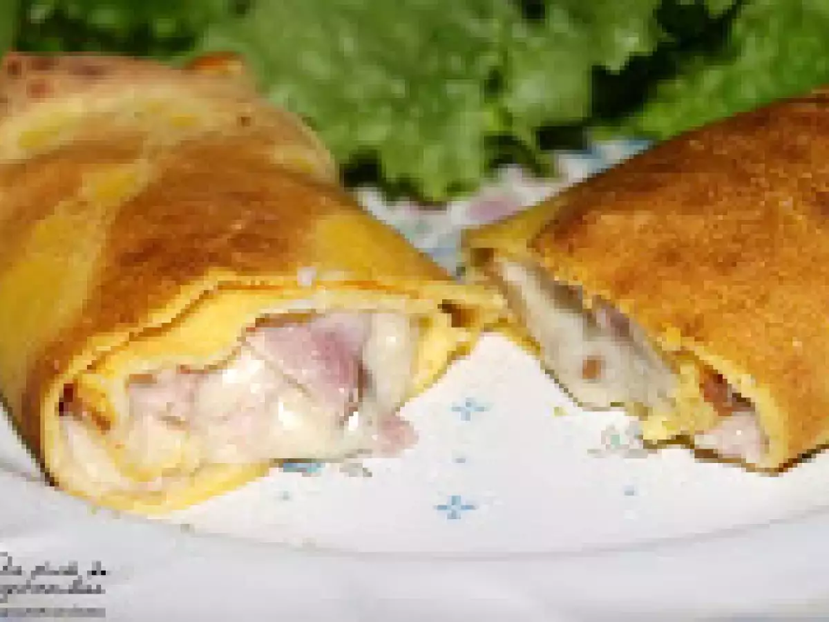 Crêpes au jambon, champignon et emmental - photo 2