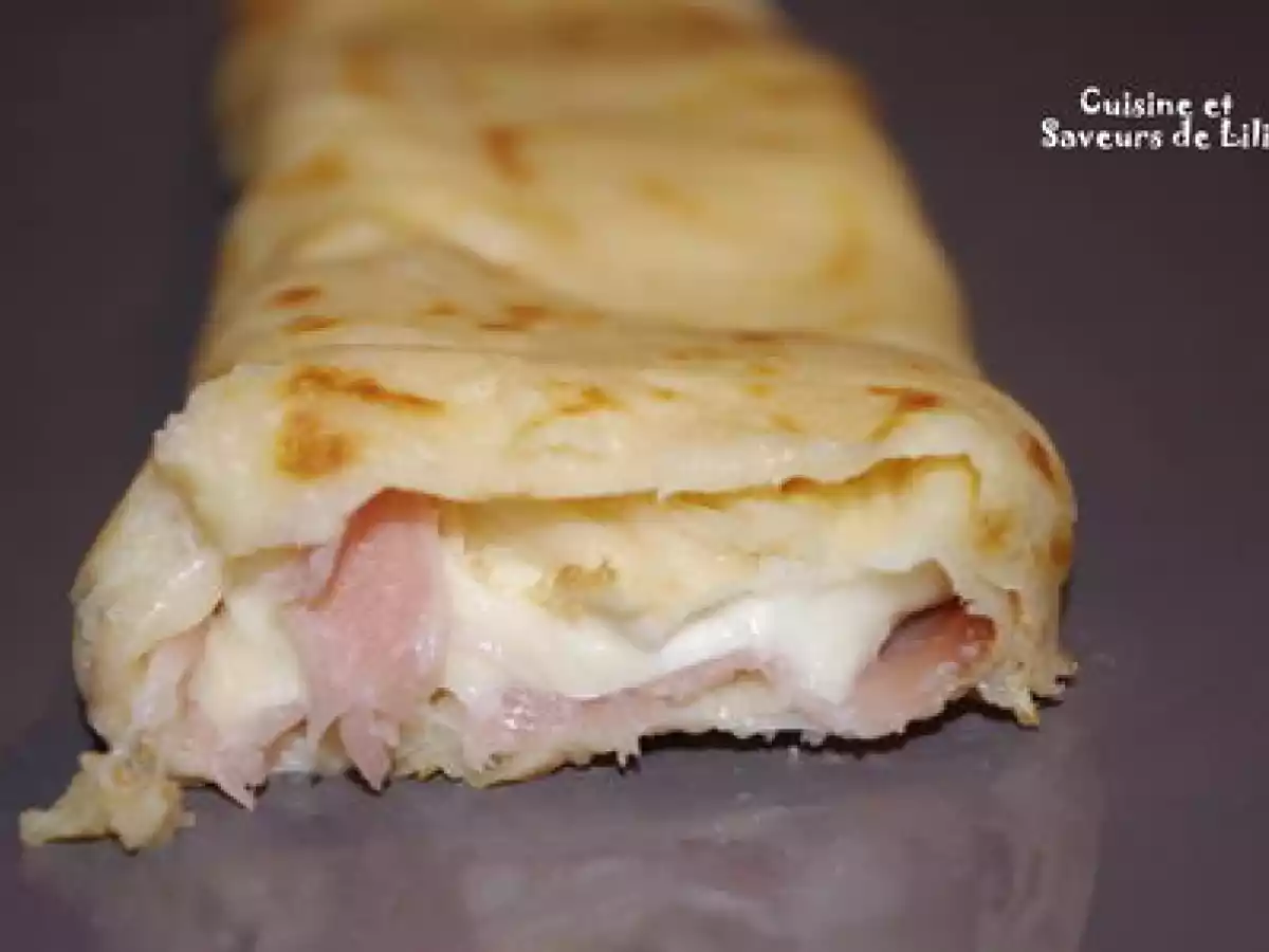 Crêpes au jambon cru et Cabécou