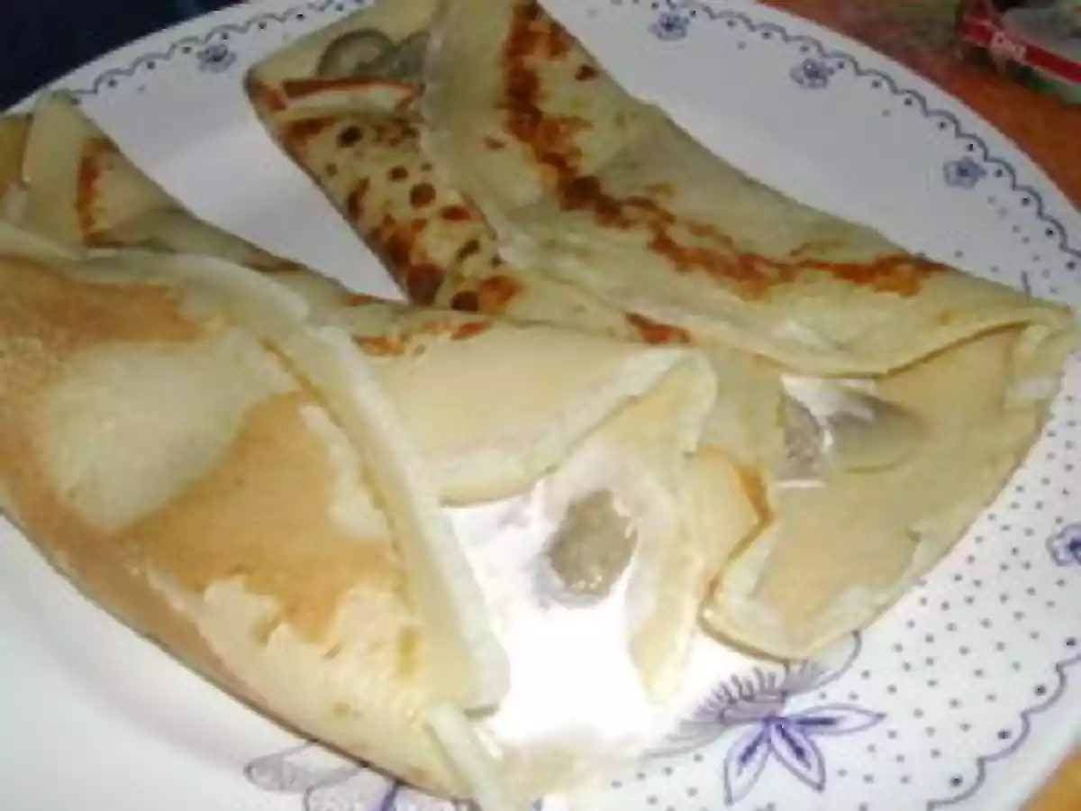 Crèpes au jambon (de dinde)