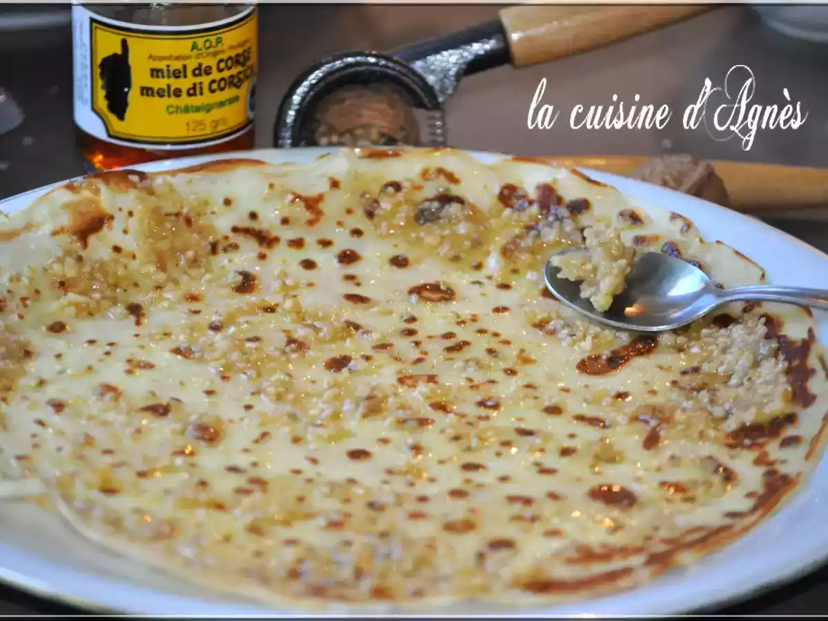 Crêpes au miel et aux noix - photo 2