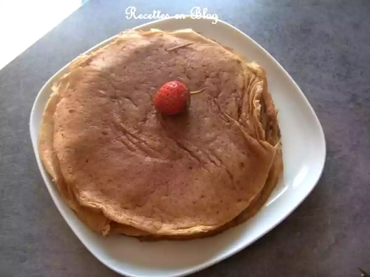 CREPES AU SARRASIN ET BANANES CARAMELISEES