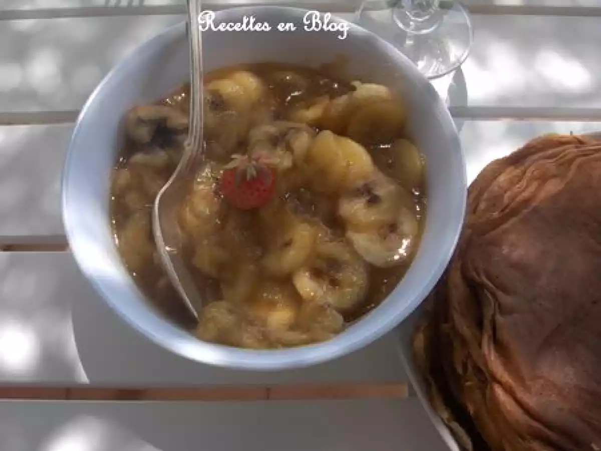 CREPES AU SARRASIN ET BANANES CARAMELISEES - photo 3