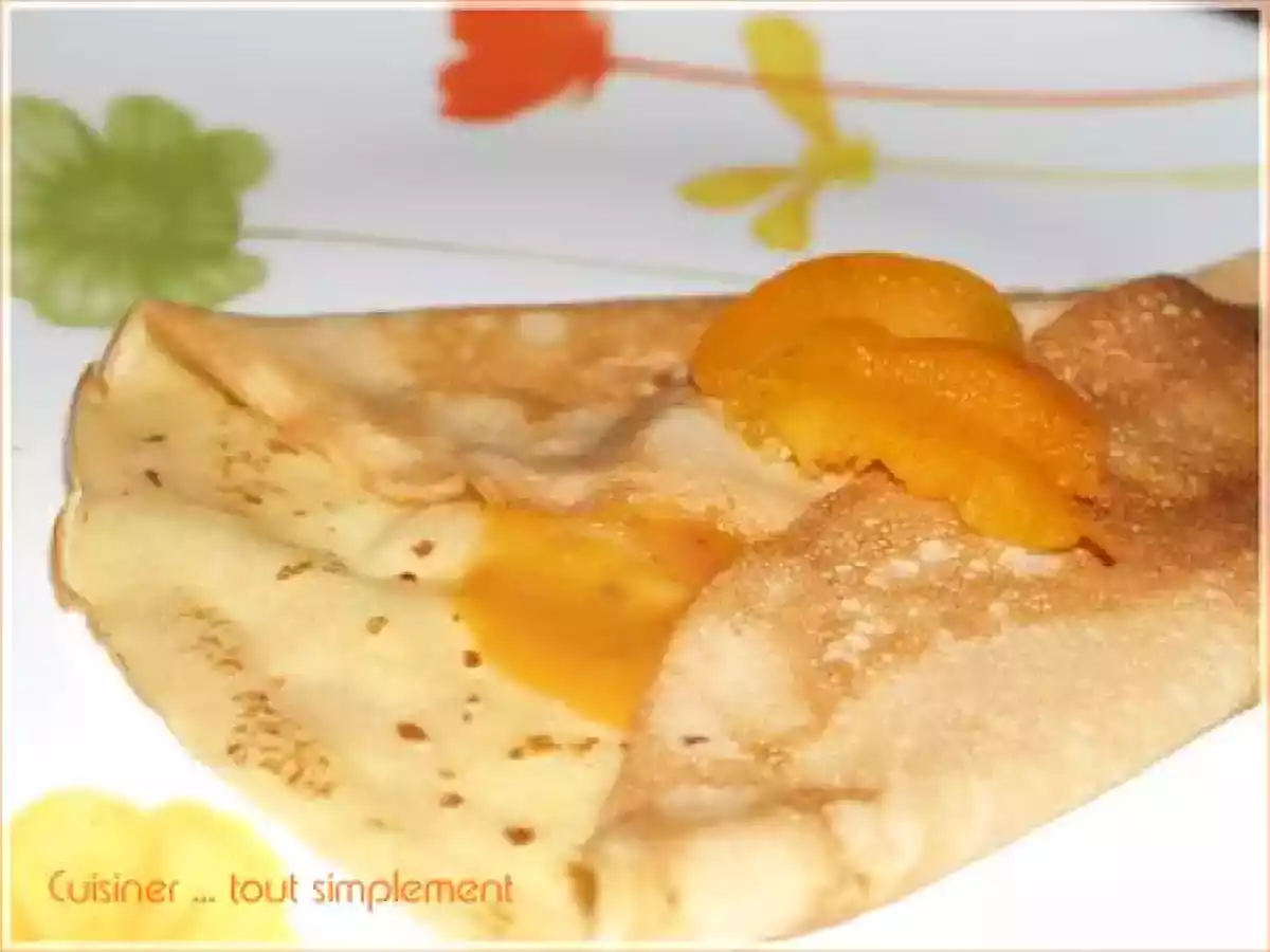 Crèpes aux Abricots