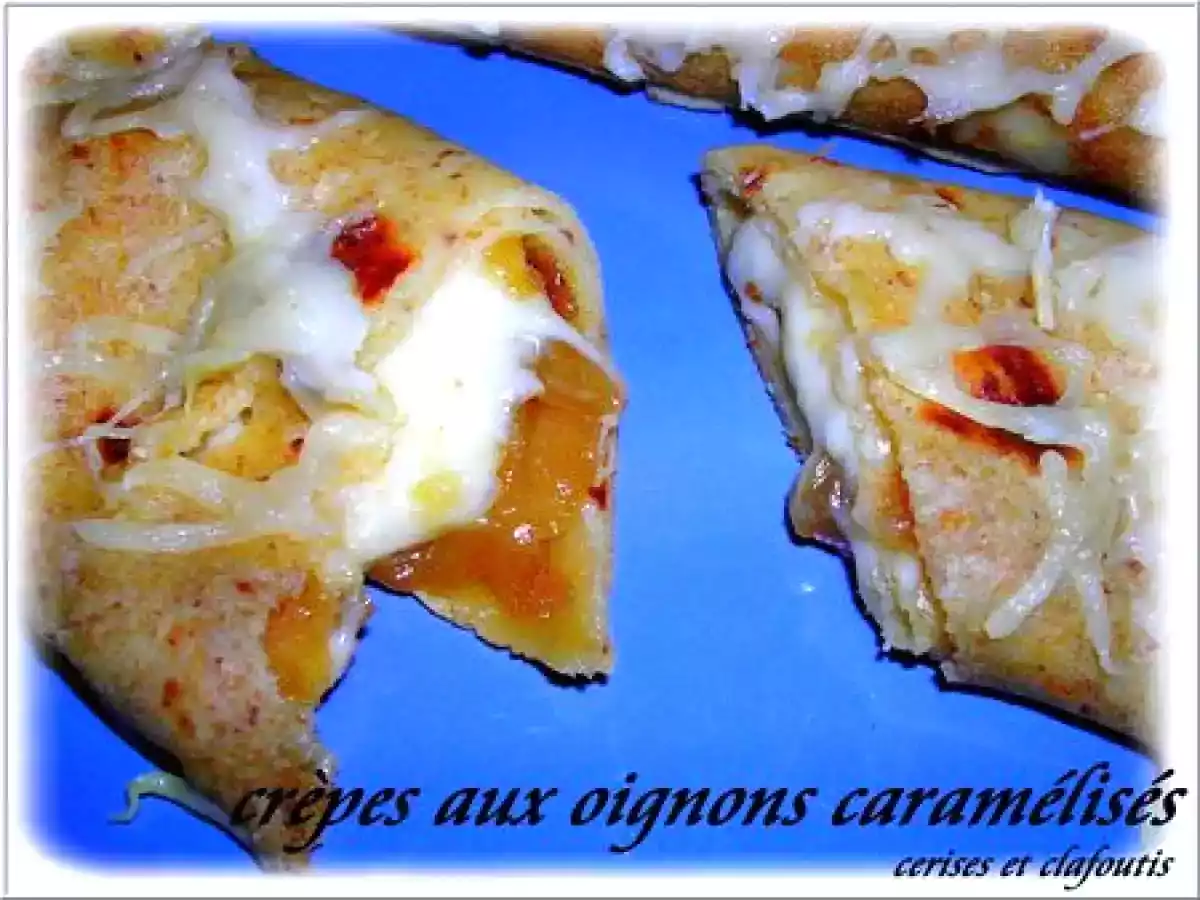 CREPES AUX OIGNONS CARAMELISES - photo 2