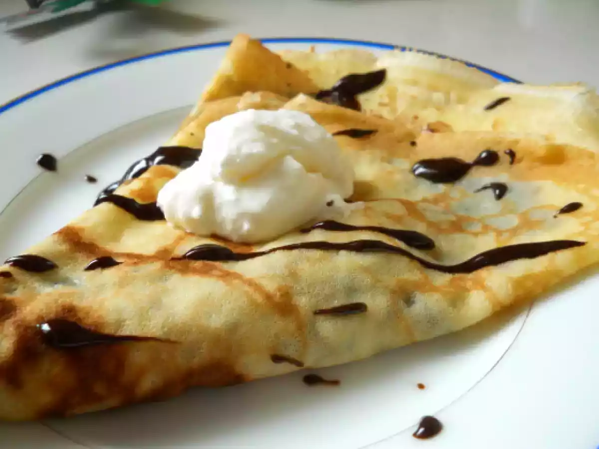 Crêpes chocolat/chantilly