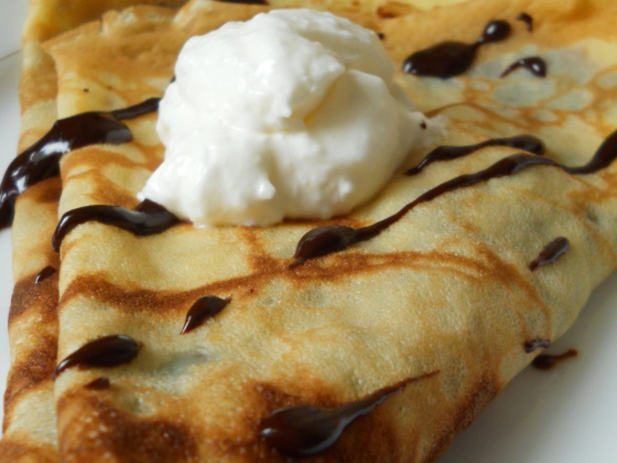 Crêpes chocolat/chantilly Recette Ptitchef