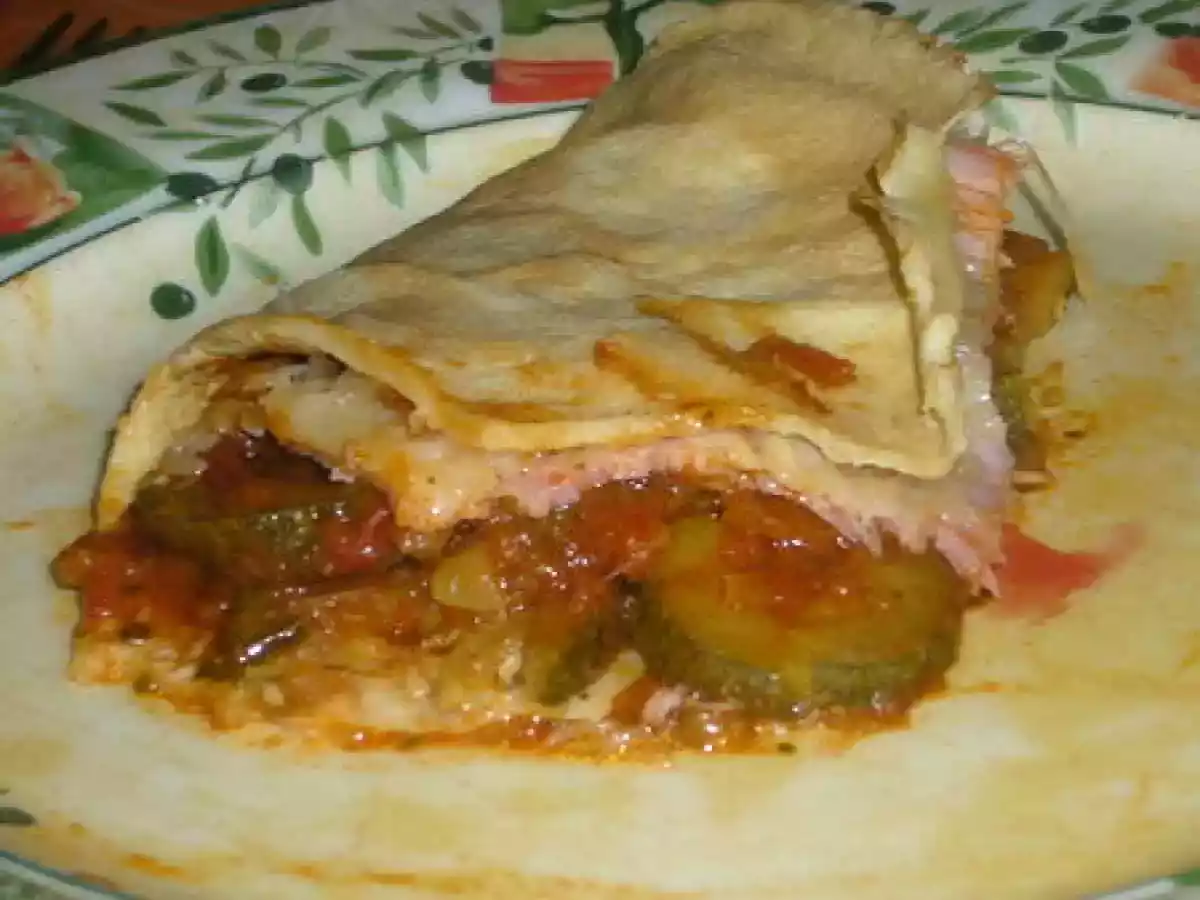 Crêpes courgettes et jambon