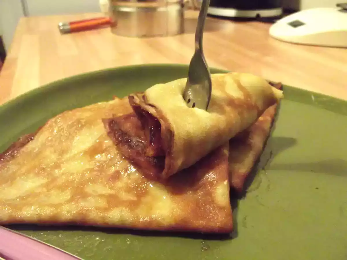 Crêpes façon Suzette au Champomy