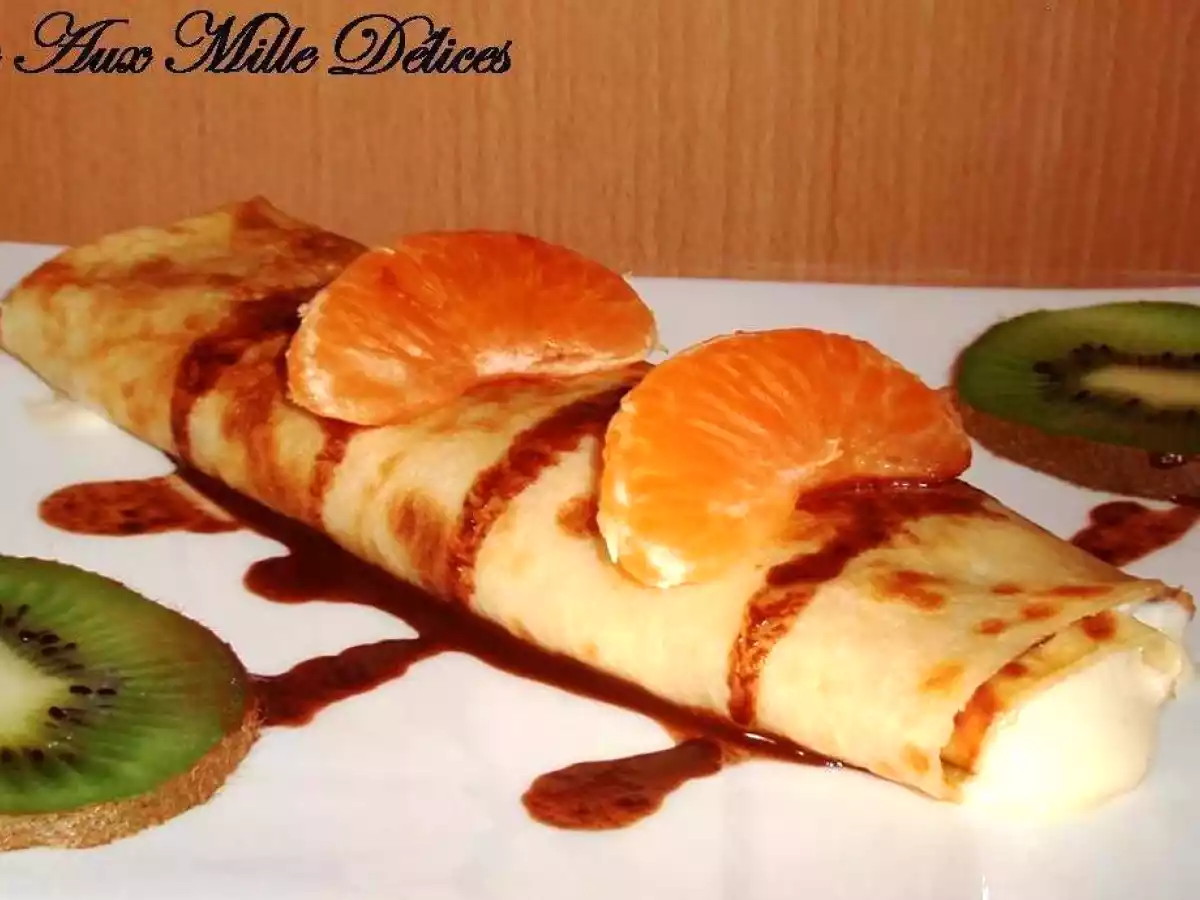 Crêpes facon tiramisu