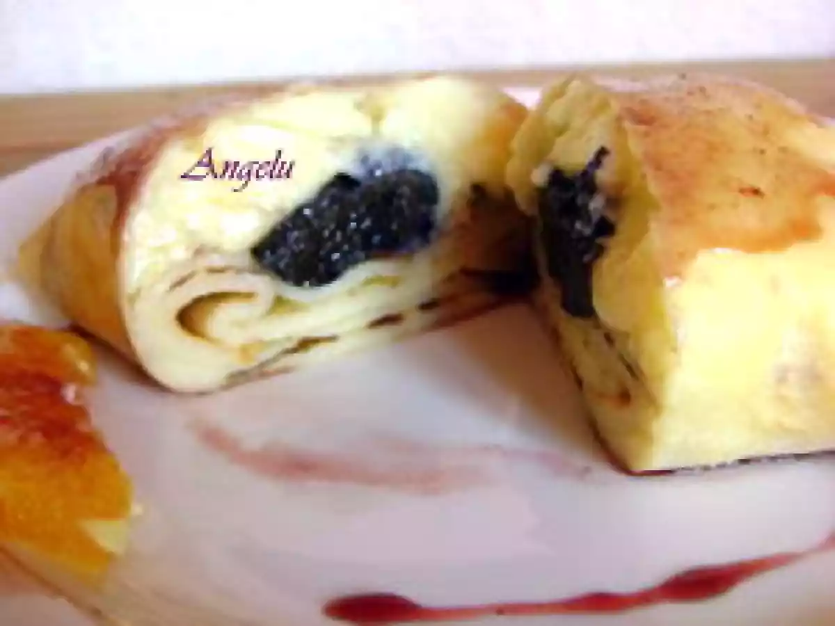 Crêpes fourrées crème pâtissière-pruneaux - photo 3