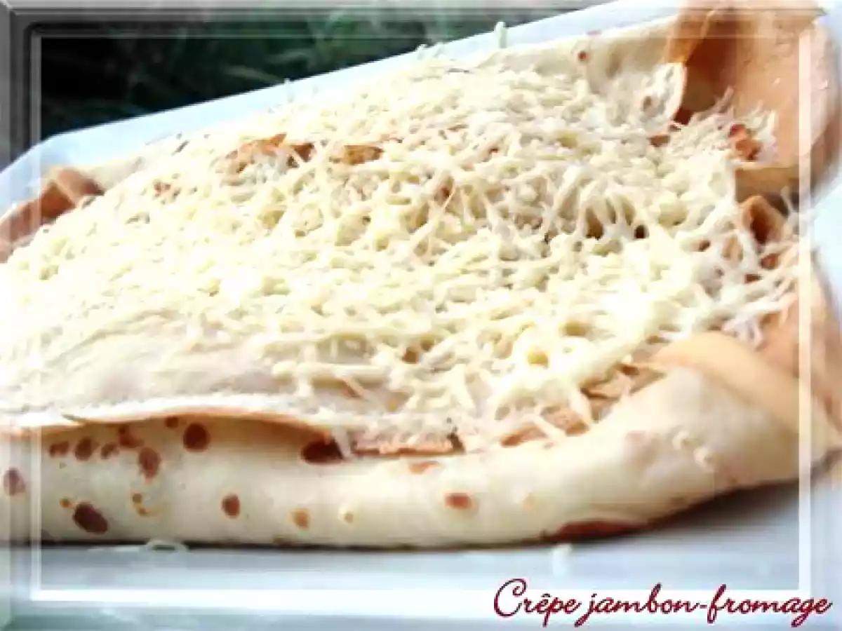 Crêpes jambon-fromage