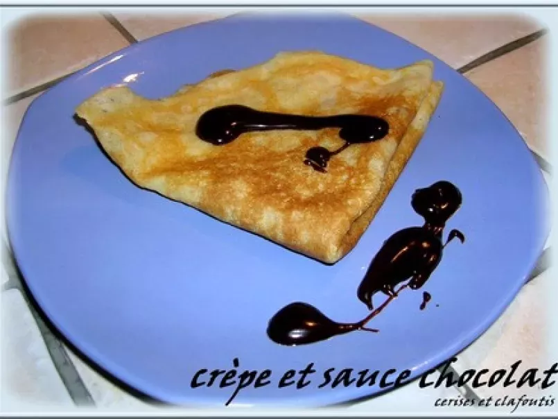 CREPES (recette Anne-Sophie PIC ): SAUCE CHOCOLAT AU CARAMEL SALE ET CREME AUX DAIMS