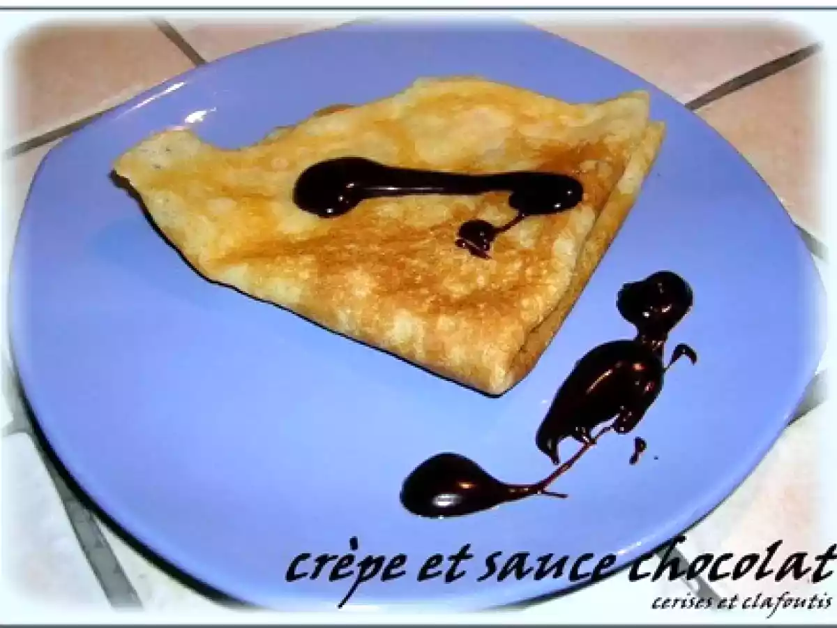CREPES (recette Anne-Sophie PIC ): SAUCE CHOCOLAT AU CARAMEL SALE ET CREME AUX DAIMS