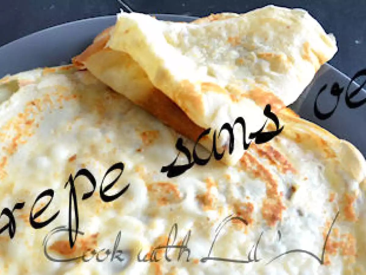 Crepes sans oeufs