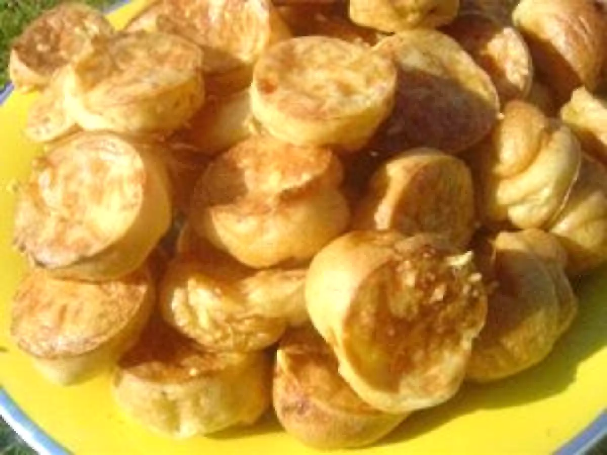 Crêpes soufflées aux lardons