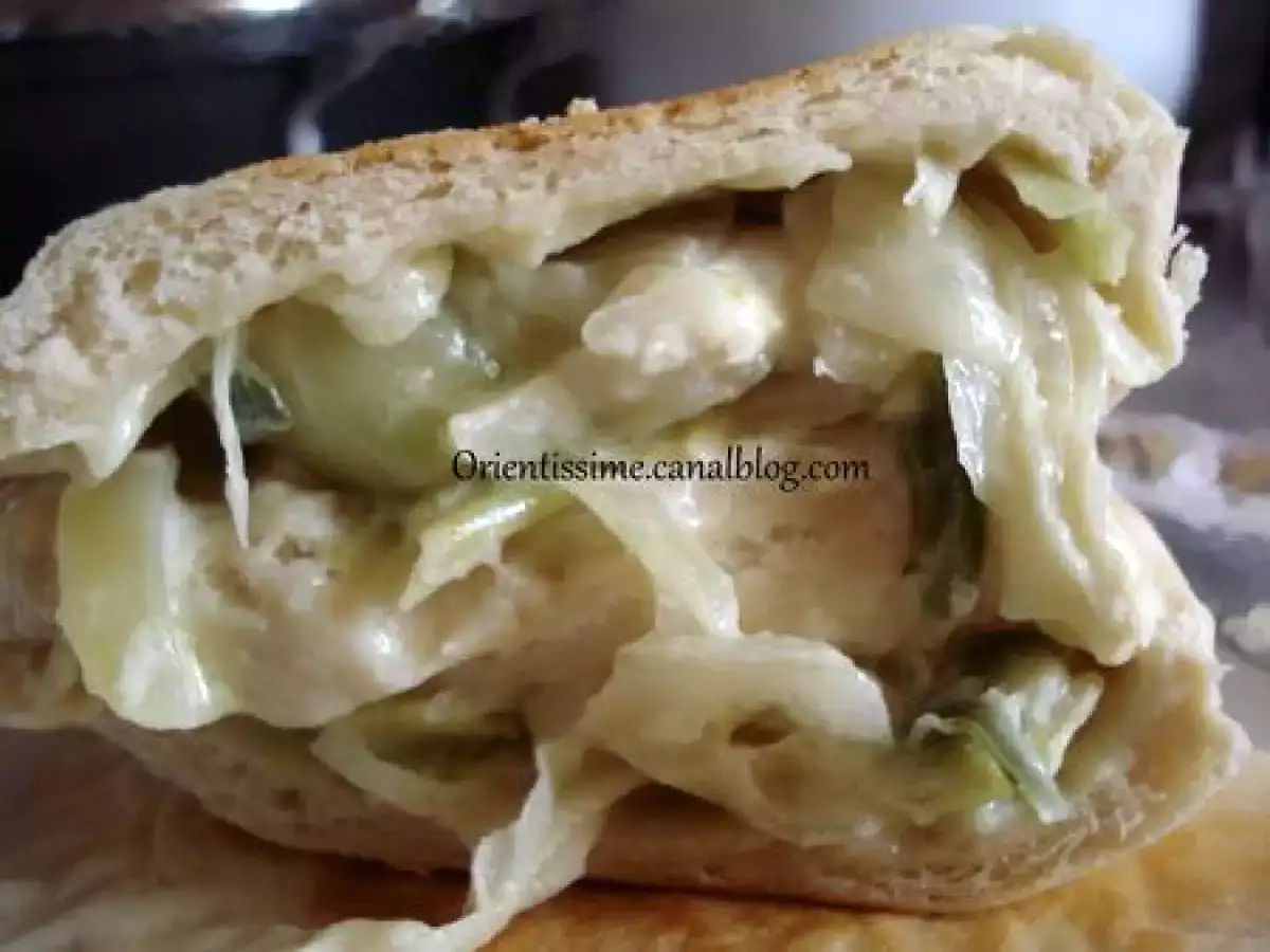 Crêpes Turques au Poulet, poireau et mascarpone