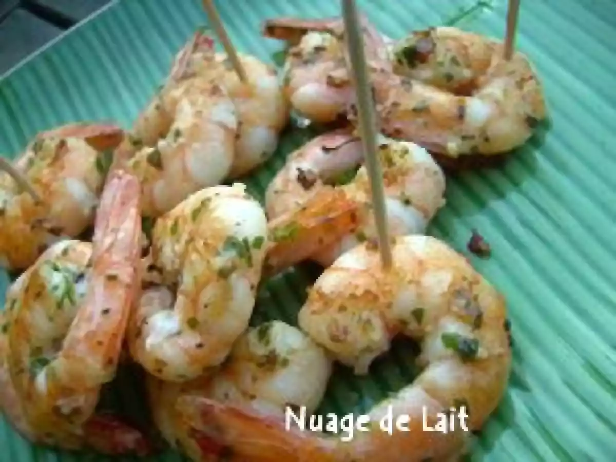 Crevettes à l'ail pour Plancha sur BBQ - photo 2