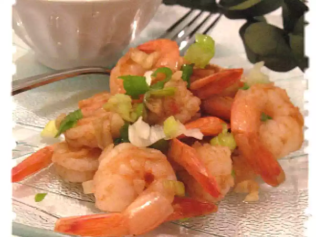 Crevettes au vinaigre balsamique