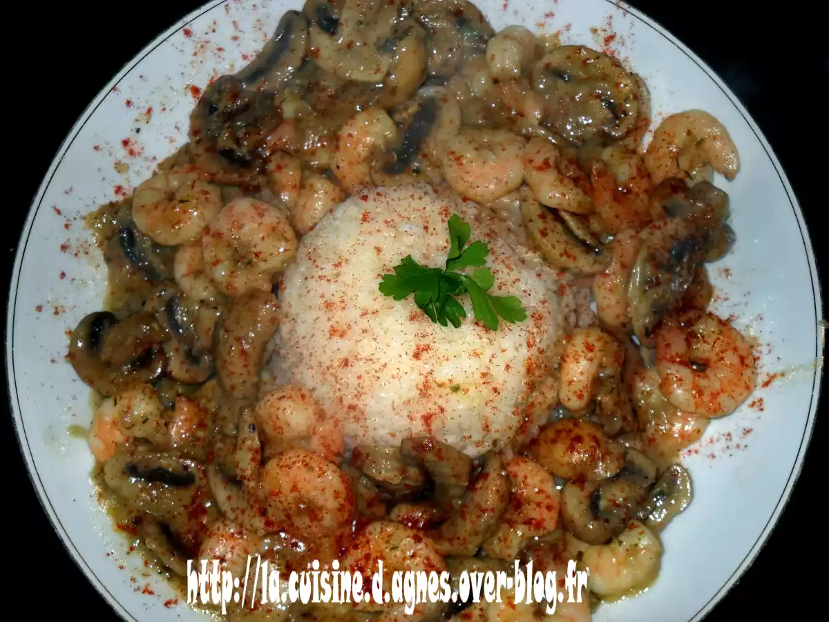 Crevettes aux 3 poivres