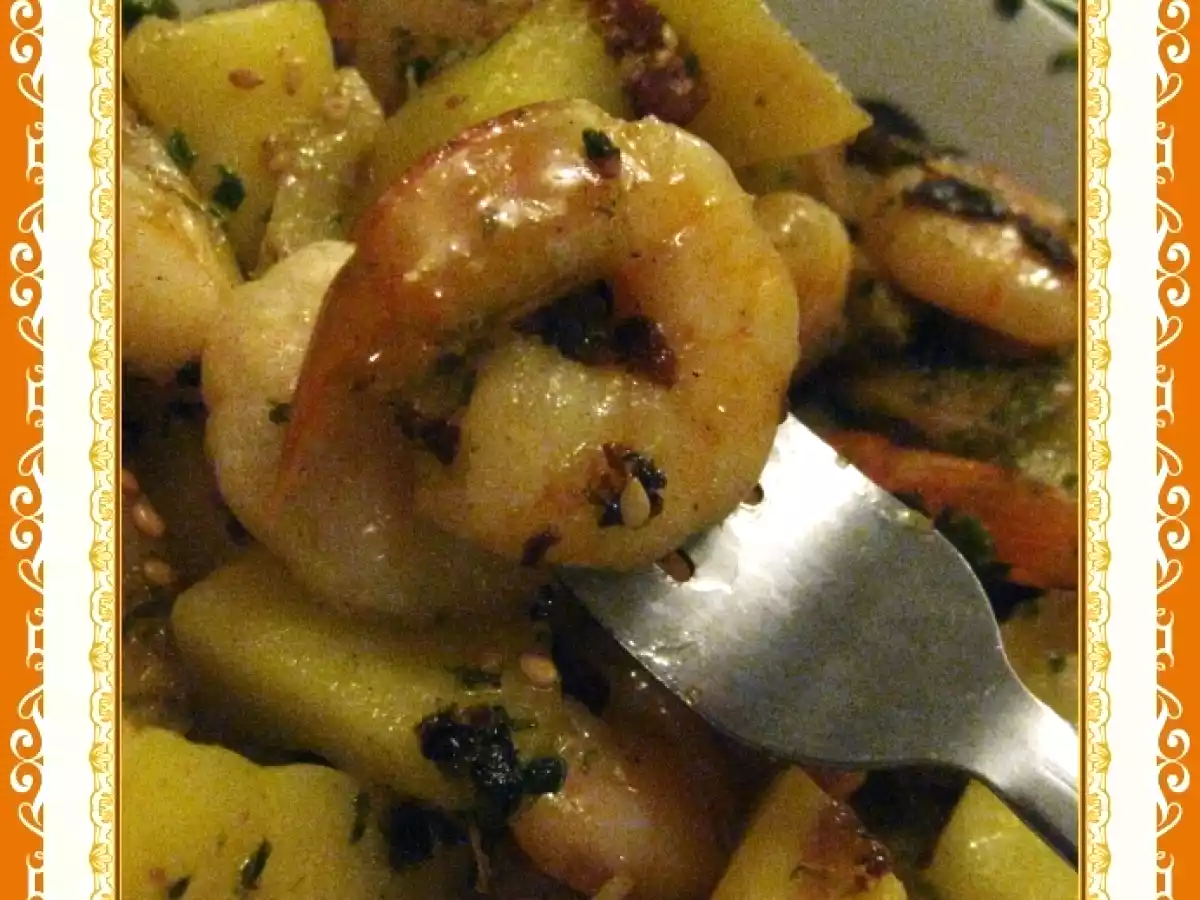 Crevettes aux mangues, gingembre et citronelle - photo 2