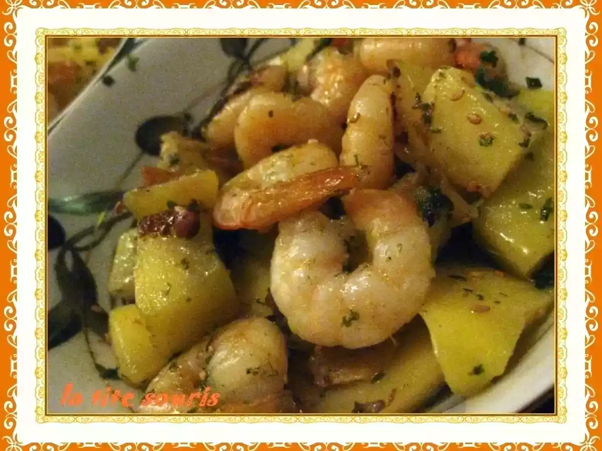 Crevettes aux mangues, gingembre et citronelle - photo 3