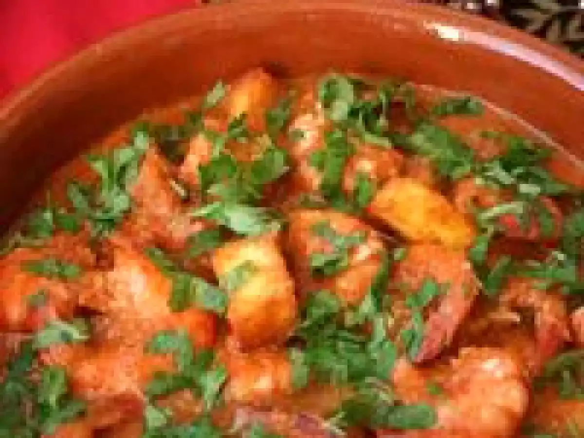 Crevettes Balti au Paneer