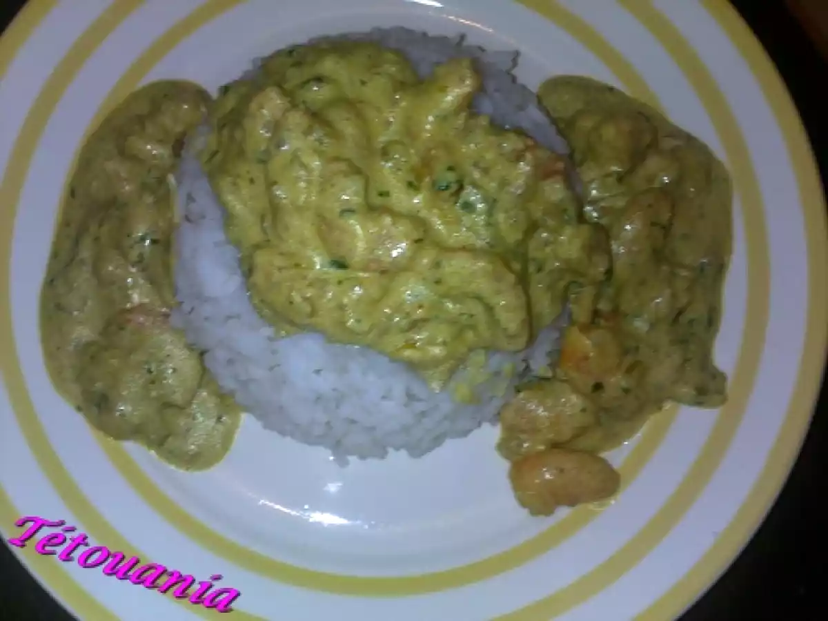Crevettes curry lait de coco et riz - photo 2