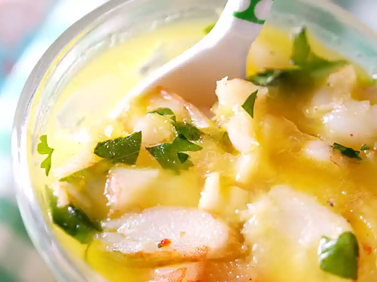 Crevettes en gelée d'agrumes