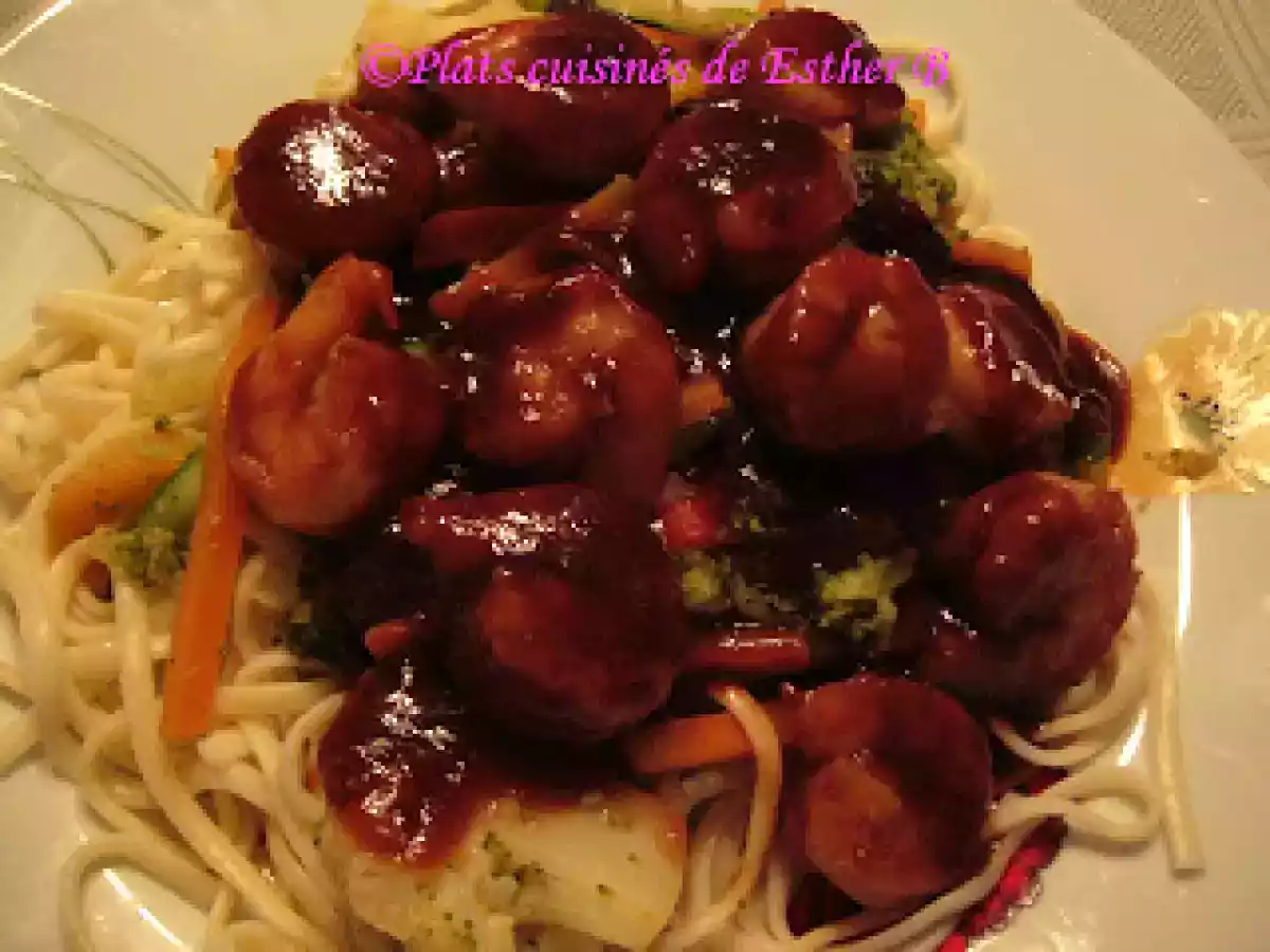 Crevettes et pétoncles aux deux parfums - photo 2