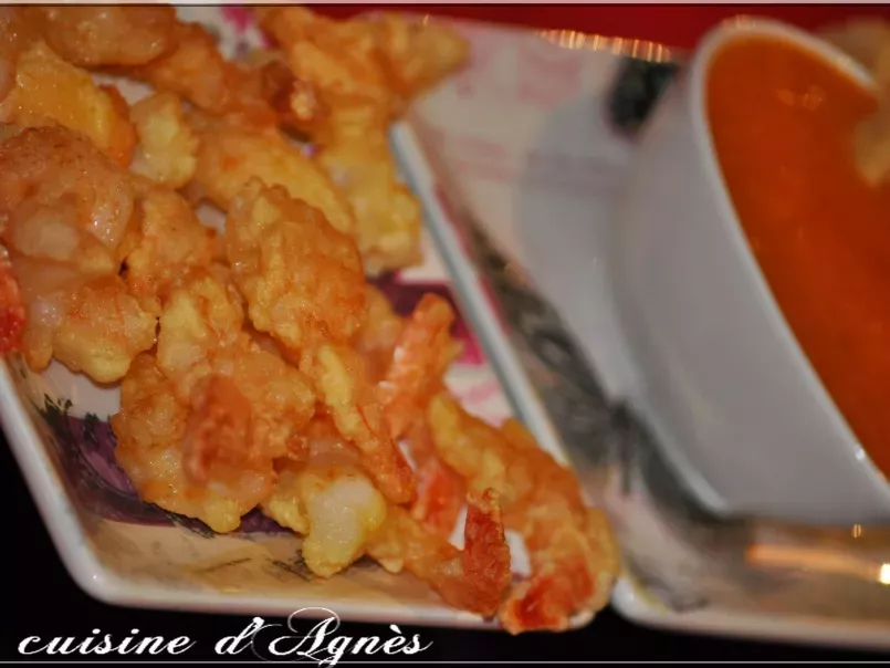 Crevettes frites sauce aigre douce - photo 2