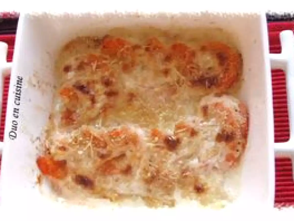 Crevettes gratinées