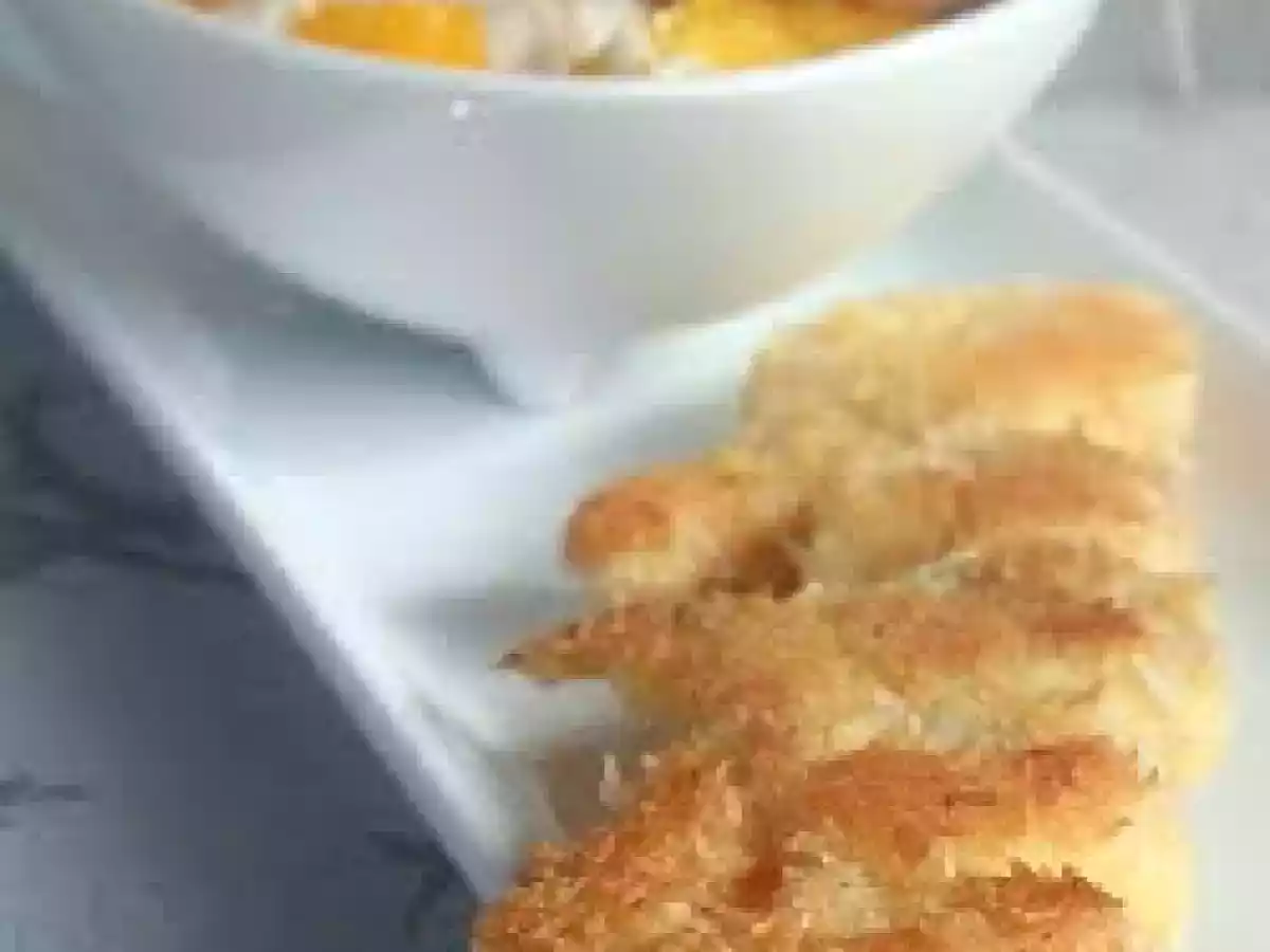 Crevettes Panées à la Noix de Coco et Salade de Mangues aux 4 épices