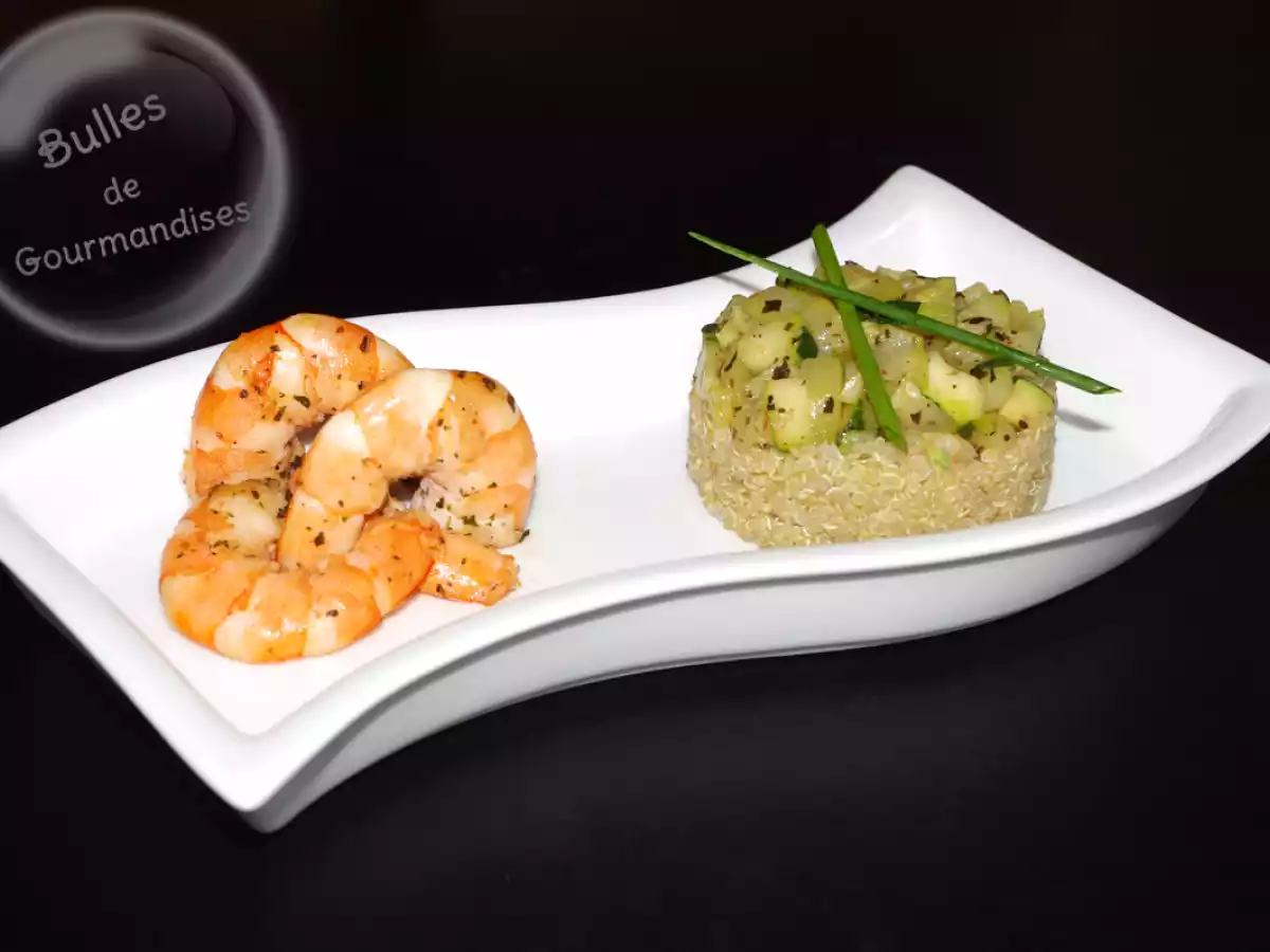 Crevettes roses marinées au basilic - photo 3