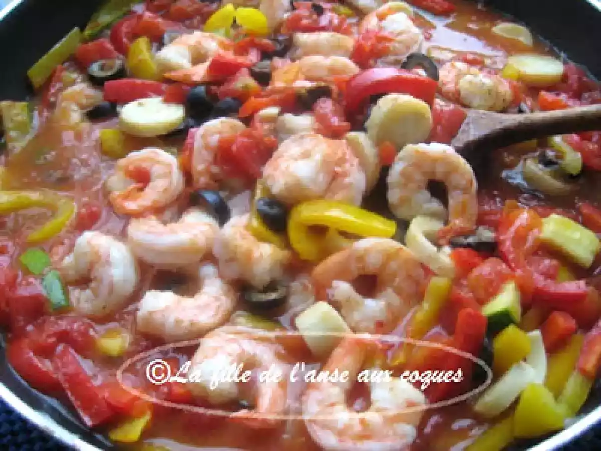 CREVETTES SAUTÉES AUX OLIVES - photo 3