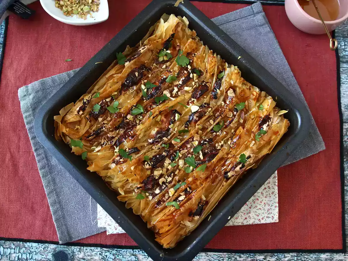 Crinkle cake salé au fromage de chèvre et miel - photo 6