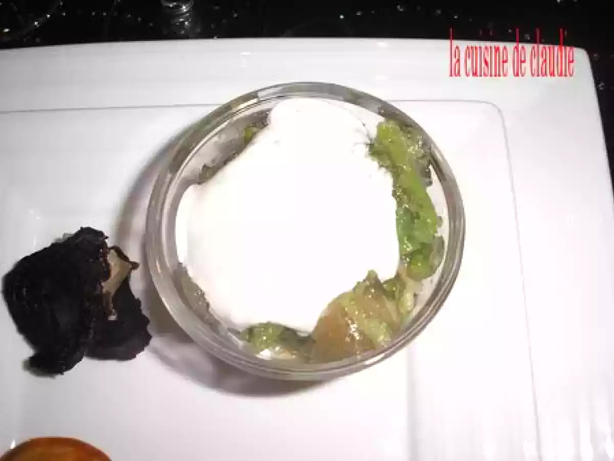 Cristalline de betterave et verrine au saumon