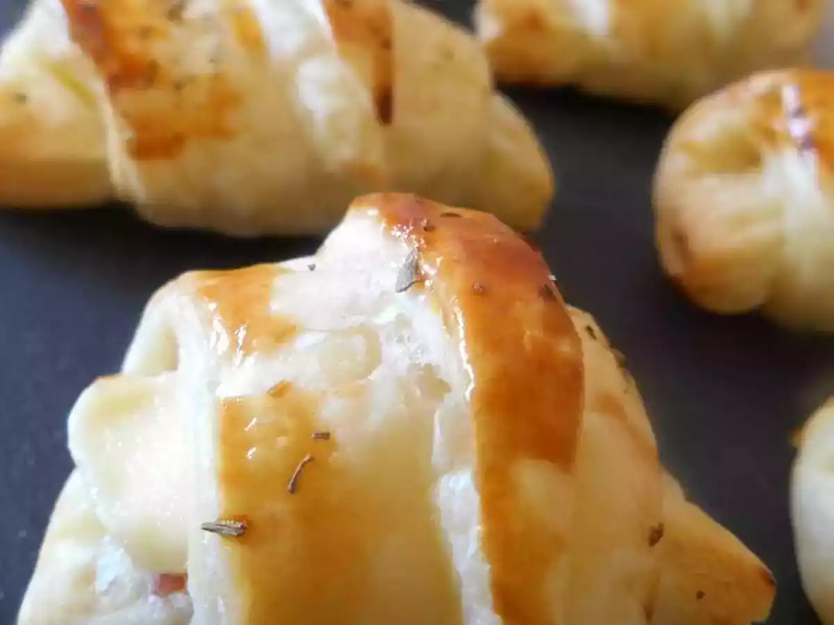 Croissants apéritifs jambon & Kiri - photo 2