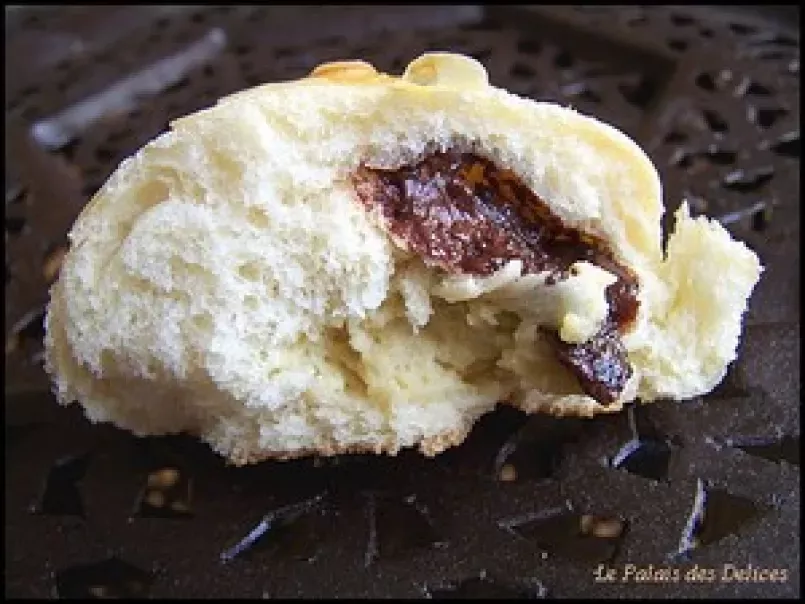 Croissants briochés fourrés à la crème pâtissière et au Nutella - photo 5