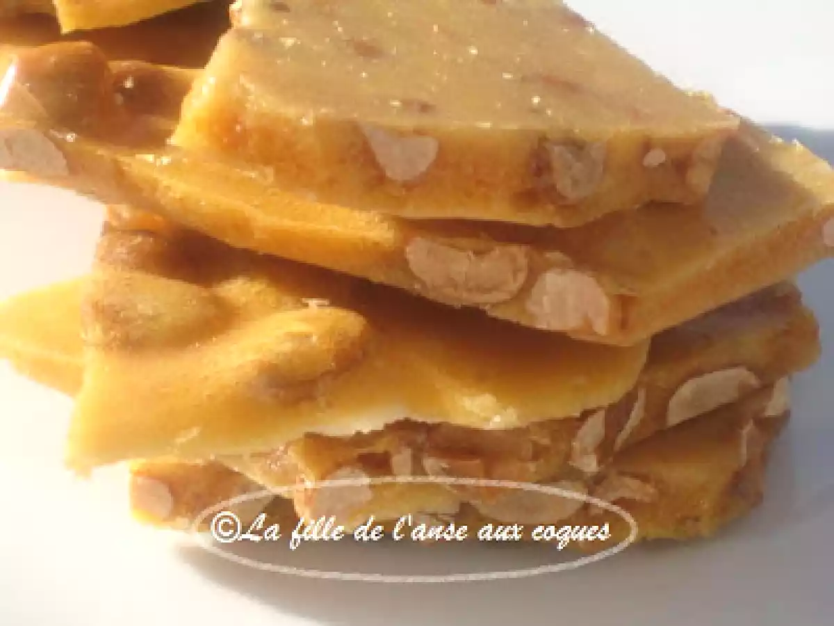 CROQUANT AUX ARACHIDES (PEANUT BRITTLE)
