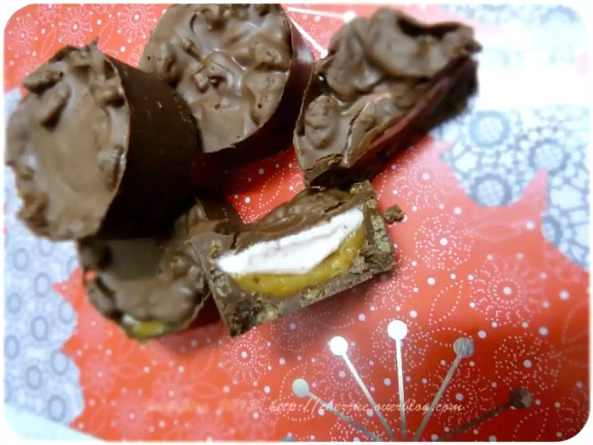 Croquant chocolat caramel guimauve, façon Hérisson© le cousin de l'Ourson©