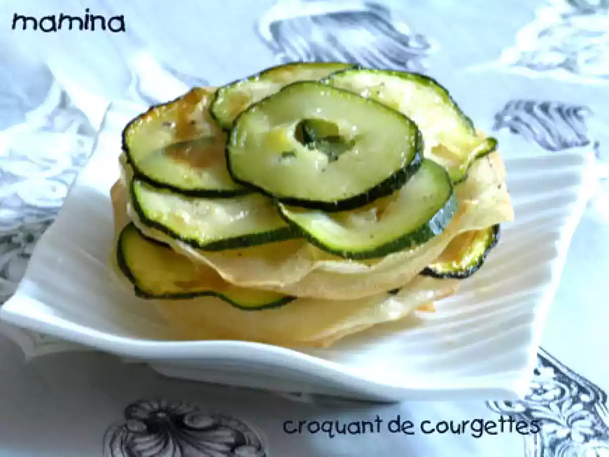 Croquant de courgettes à la feuille de brick - photo 2