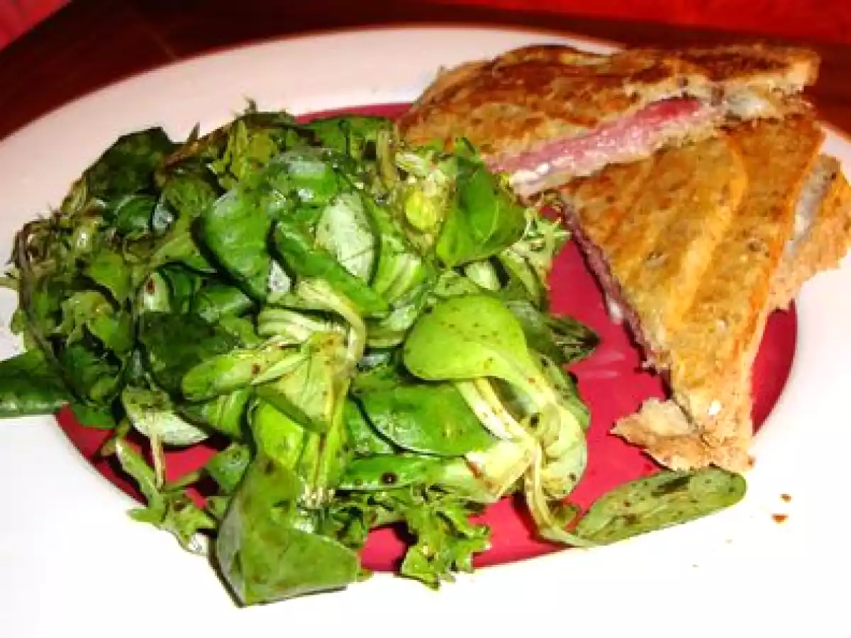 CROQUE BRESAOLA, MOZZARELLA DI BUFFALA