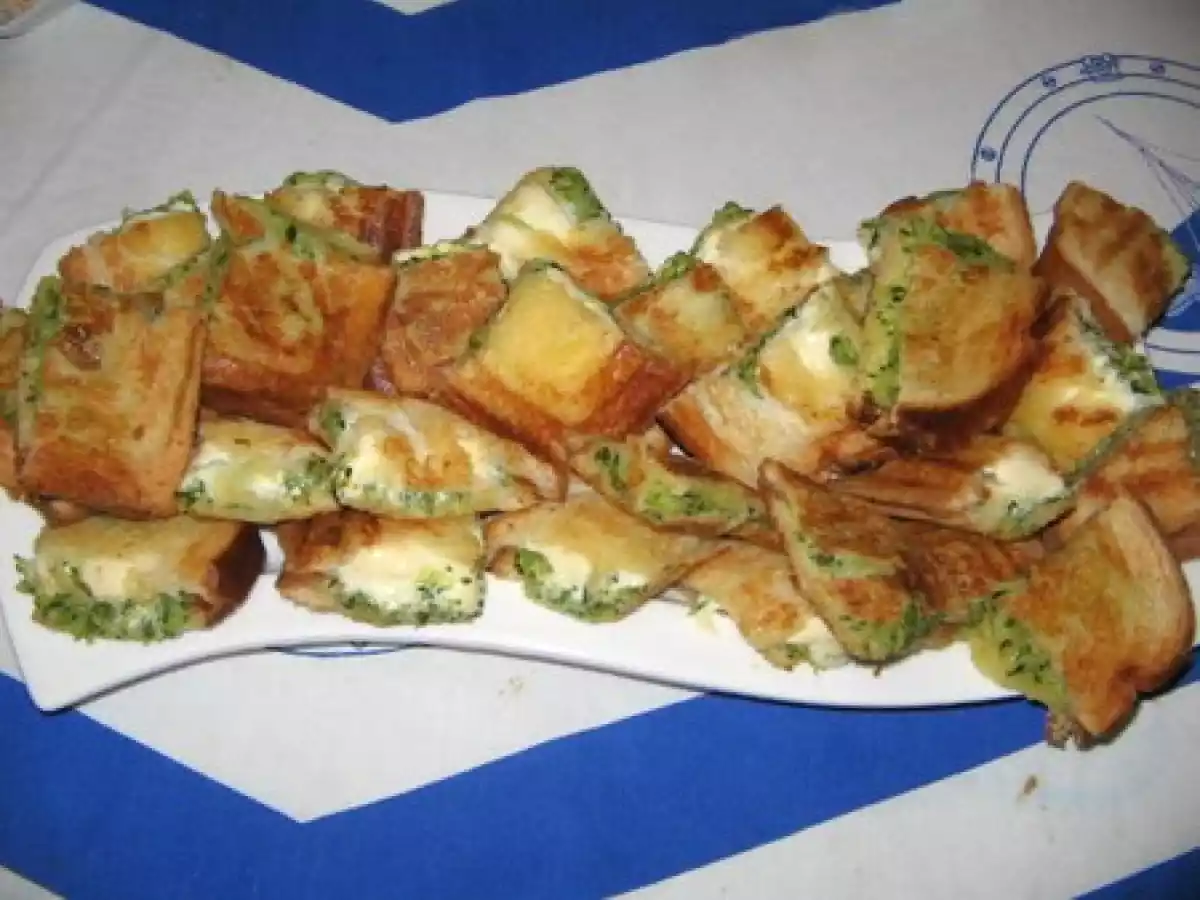 Croque courgettes a la vache qui rit