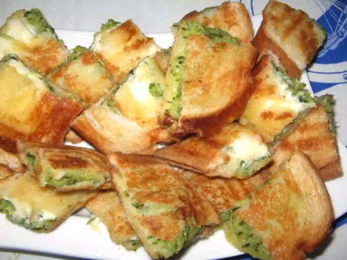 Croque courgettes a la vache qui rit - photo 3