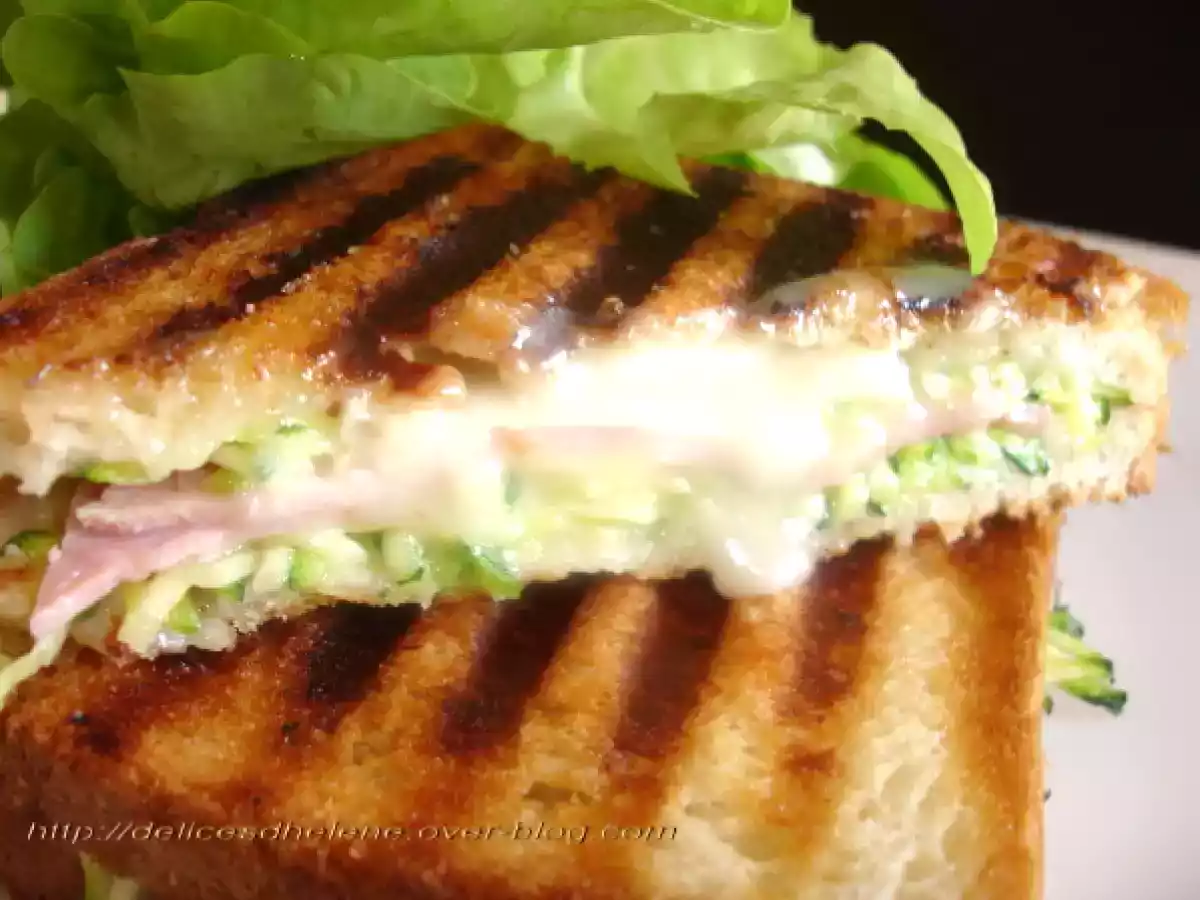 CROQUE COURGETTES-JAMBON-CHEVRE - photo 2