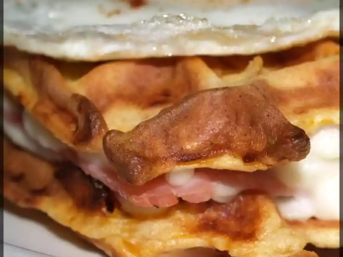 Croque Gaufre Madame ... à la Mimolette - photo 2